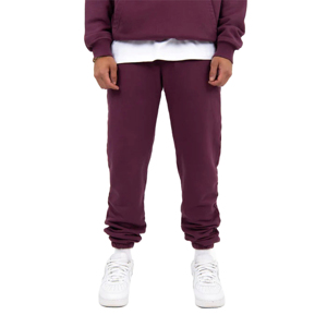 Custom Logo Casual Mens <b>Trousers</b> <b>Elastic</b> Waist Casual Sweat Sweatpants Loose Fit Straight Leg Plain Jogger Pants Custom Logo - Product Image 1