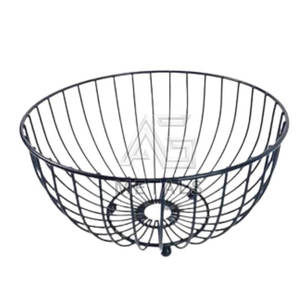 Corbeille à fruits en métal de style bio, écologique, fruits frais mélangés de haute qualité, dimensions hauteur 12,065 cm, largeur 28,575 cm - Product Image 5