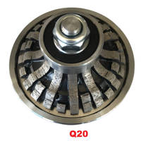Mata Bor Profil Tangan Bentuk Q Ogee Berbahan Sintered Segmented Diamond untuk Granit Marmer, Ukuran M14 5/8-11