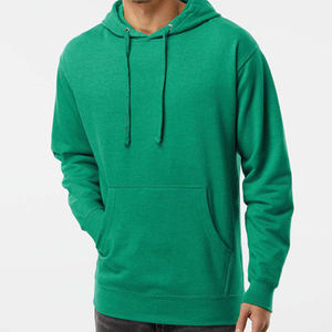 80/20 Cotton/ Polyester Hoodies Men's Solid Fleece <b>Hoodie</b> - Product Image 3
