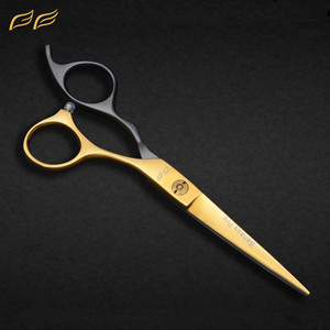 Juego de tijeras de peluquero negras y doradas Tijeras profesionales para cortar el cabello Juego de tijeras de peluquero de acero inoxidable de gran oferta por Bahasa Pro - Product Image 5