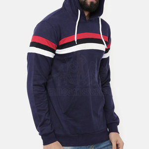Mohair OEM — sweat à capuche de grande taille pour hommes, sweat-shirt imprimé à rayures, de haute qualité, vente en gros - Product Image 2