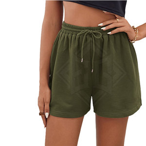 Shorts pour femmes de qualité supérieure à taille haute, séchage rapide, coton/polyester écologique, design respirant, service OEM, quantité en gros - Product Image 1