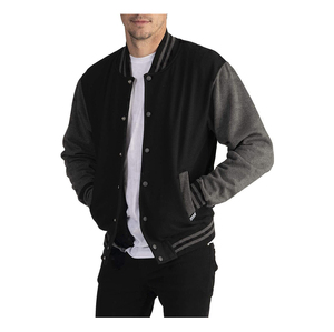 Veste universitaire personnalisée High Street Design, veste polaire de baseball de meilleure qualité, vêtements d'extérieur, veste de baseball universitaire pour hommes - Product Image 5