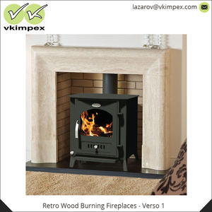 Nouvel arrivage 2022 Design moderne 70-100 m3 capacité de chauffage des chambres cheminée à bois de couleur noire au meilleur prix - Product Image 2