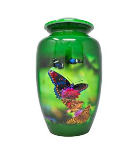 Grande urne pour cendres humaines, urne de crémation pour cendres-Urne papillon pour votre bien-aimé-Crémation funéraire commémorative pour adultes Grande - Product Image 1