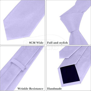 เนคไทพิมพ์ลายดอกไม้ 100% โพลีเอสเตอร์ ระบายอากาศได้ดี ดีไซน์ทันสมัย สำหรับผู้ชาย สวมใส่สบาย รับออกแบบตามสั่ง จำนวนมาก - Product Image 5