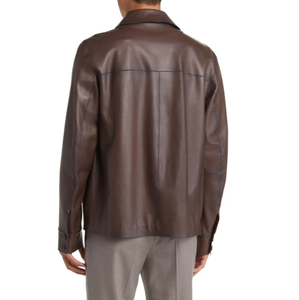 Camisas de Hombre de Terciopelo para Otoño, Estilo Vintage, Cuello Alto, Corte Holgado, Fabricante OEM ODM - Product Image 2