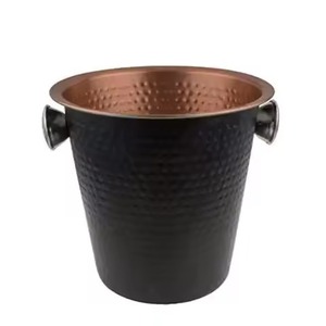 Bol en métal moderne plaqué cuivre design personnalisé refroidisseur de bière bac à boissons en acier inoxydable meilleure vente bol à vin et à champagne - Product Image 6