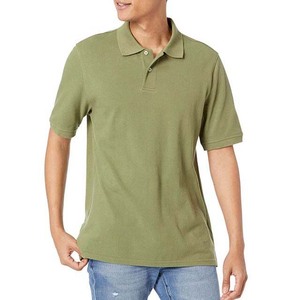 Vente en gros 100% coton Impression Broderie Logo personnalisé Polos pour hommes T-shirts polos de golf unis vierges Motif solide Grande taille - Product Image 1