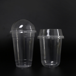 Quang Quan ถ้วยชา Boba ขนาด16ออนซ์500มล. แบบใช้แล้วทิ้งถ้วยพลาสติก PP พร้อมฝาปิดสำหรับทำชานมสดชาบับเบิ้ล - Product Image 1