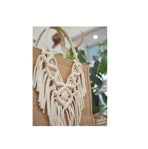 Fabriqué pour les filles Macramé Long sacs à main bandes élégantes rend la poignée d'épaule parfaite facile à transporter prix abordable le plus exigeant - Product Image 3