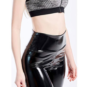 Pantalones de Cuero para Mujer al por Mayor OEM, Cintura Media, Frente Plano, Corte Holgado, Invierno, Color Personalizado, Más Vendidos, Último Modelo - Product Image 4