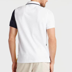 100% algodón de alta calidad Slim Fit logotipo bordado personalizado para camisetas de Polo impreso Jersey elegante diseñador Casual Polos para hombres - Product Image 3