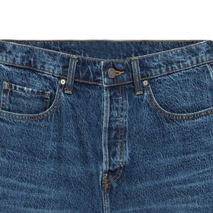 Pantalones cortos de mezclilla con cintura elástica a la moda de la calle, pantalones cortos de mezclilla para hombre con logotipo personalizado de fabricante superior - Product Image 5