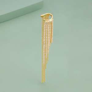 Trendy Tassel Drop <b>Earrings</b> 190002 Zinc Alloy for Party Occasions - Product Image 1