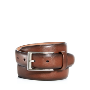 Cintura da Uomo in Pelle Scamosciata Marrone Bloomingdale's, Taglia 38, Alta Qualità in Vera Pelle con Lussuosa Fibbia in Rame per Lui - Product Image 1