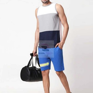Pantalones Cortos Deportivos Casuales para Hombre, Cómodos, de Spandex/Algodón, Antiarrugas, Transpirables, Ecológicos, Sólidos, Personalizables, OEM - Product Image 4