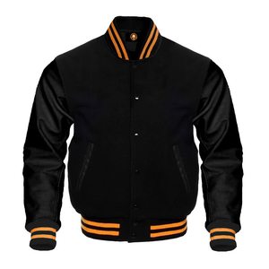 High Quality Autumn Winter Casual Versity <b>Jacket</b> <b>Men</b> Embroidered Logo Student Wear Long <b>Thin</b> Stand Collar - Product Image 6