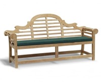 Banc INDOTEAK 3 places en teck Malboro, moderne, minimaliste, durable, résistant à l'eau, pour l'extérieur, les hôtels, les restaurants, les appartements