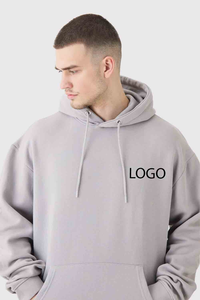 Fabricant vente en gros logo personnalisé surdimensionné à capuche et ensemble de jogging respirant grande taille survêtement en coton lourd - Product Image 3