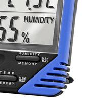 Jam Higrometer Elektronik yang Dapat Dijejelaskan Jejaknya, Monitor Kelembapan, Meter Kelembapan, Fitur Kalibrasi, Akurasi 1C, Rentang RH 20-90%, Dinding, AAA