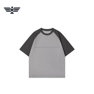 2026 Mens Eco-Friendly Solid O-Neck Short <b>Sleeve</b> Regular Fit <b>T</b>-<b>Shirt</b> Polyester/Cotton Jersey Knitted 200g - Product Image 4