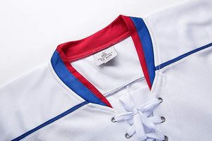 Vêtements de sport Maillot de hockey sur glace 100% Ensembles de hockey sur glace en polyester pour patchs personnalisés Ensembles de maillots de hockey sur glace fabriqués au Pakistan - Product Image 5