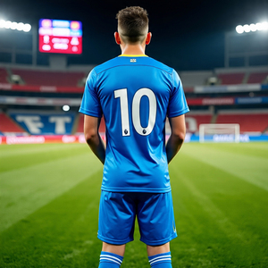 Uniforme Deportivo de Fútbol para Entrenamiento, Uniforme de Transferencia Térmica de Secado Rápido, Camiseta de Manga Corta y Pantalones Cortos, Conjuntos de Dos Piezas, Uniforme de Fútbol Personalizado - Product Image 2