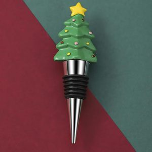 Christmas Tree <b>Wine</b> Bottle Stoppers Thanksgiving Halloween Easter Holiday Decor Resin Handmade Stoppers <b>Wine</b> Gift for Hostess - Product Image 1