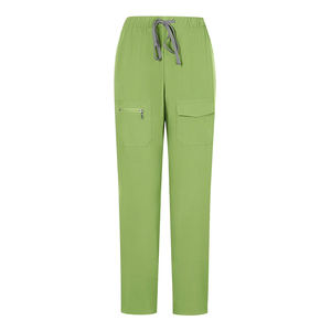 Uniforme Médico para Mujer Adulta, Cuello en V, Color Verde, Manga Media, Conjunto de Uniforme de Enfermería para Quirófano - Product Image 3