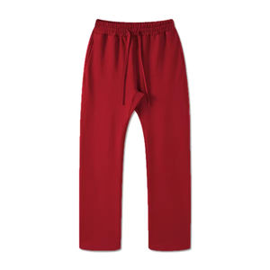 กางเกงจ็อกเกอร์ทรงตรงผ้าฝ้ายแท้สำหรับผู้ชาย เอวยางยืด น้ำหนักปานกลาง ระบายอากาศดี สไตล์สตรีท บริการ OEM - Product Image 5