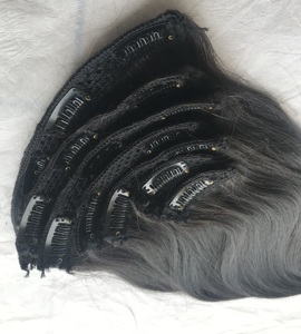 Extensiones de cutícula sin procesar, cabello humano liso de 20 pulgadas, Remy, virgen, indio, 100% - Product Image 5