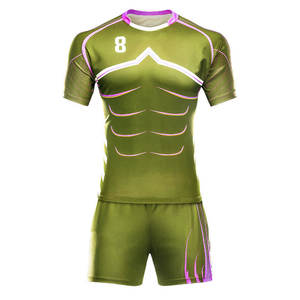 2024 maillot de Rugby de haute qualité personnalisé pour hommes garçons jeunes Rugby Football porter joueur équipe école Rugby uniformes ensembles - Product Image 3