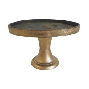 Vajilla de calidad sostenible respetuosa con el medio ambiente, soporte para servir pasteles, soporte redondeado de Metal para servir pasteles para uso en fiestas de cumpleaños - Product Image 1
