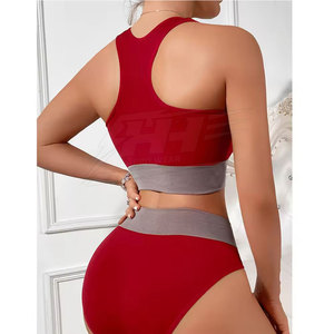 ชุดชั้นในลูกไม้เซ็กซี่สำหรับผู้หญิง ชุดบราดันทรงพร้อมกางเกงใน ชุดชั้นในสวมใส่สบาย - Product Image 3