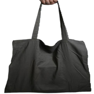 100% Organic Cotton Eco-Friendly Reusable Tote Bag with Custom <b>Printed</b> Logo Letter Pattern Handled Design for Supermarket Use - Product Image 3