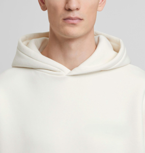 Sweat-shirt à capuche pour hommes à séchage rapide avec logo personnalisé brodé de haute qualité 100% coton polaire kangourou poche avant coupe normale - Product Image 2