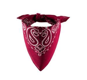 Personnalisé 100% coton plaine mode sans couture écharpe Bandana carré adulte point et lettre motif pour la saison de printemps - Product Image 1