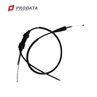 PRODATA Hochwertige Edelstahl-Gaszugkabel SS 304 mit PVC-Ummantelung und Anpassbarer Länge für Schiffsmotorensteuerung