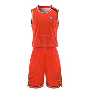 Uniforme de Baloncesto Hecho en Fábrica, Número y Nombre Personalizados, Tallas Grandes Disponibles, Varios Colores, 100% Poliéster - Product Image 1