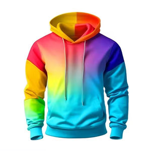 Meilleure qualité 100% coton hommes grande taille sweats à capuche 500 GSM sur mesure anti-rides haute qualité Logo capuche Sublimation tricoté - Product Image 1