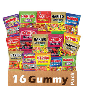 Caramelos de goma Haribo surtidos en sabores Goldbears, Happy Cherries y botellas de cola en cajas de exhibición de 12x400g para venta al por menor y al por mayor. - Product Image 6