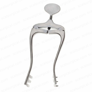 2024 nouveaux Instruments Jansen rétracteur à retenue automatique émoussé 100 mm en acier inoxydable en gros accepter OEM - Product Image 6