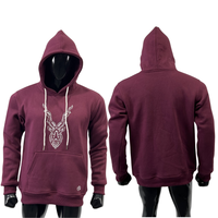 Sweat-shirts de qualité supérieure pour hommes, en coton, à capuche, chauds, vente en gros, broderie personnalisée, sweats à capuche Markhoor Ibex, vêtements OEM