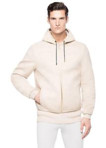 Chándal de algodón puro con logotipo bordado para hombre, Sudadera con capucha recortada con cremallera y retazos bordados con apliques personalizados - Product Image 2