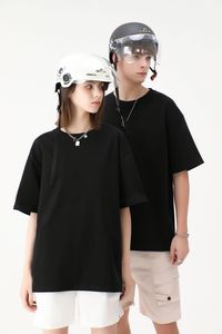 Camiseta de Manga Corta con Cuello Redondo, Extra Grande, Transpirable, de Lona de 380 g/m², Lisa, de Lujo, Personalizable, para Hombre - Product Image 4