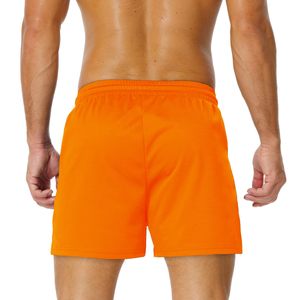 Custom <b>Men's</b> Polyester Quick Dry Breathable Baseball <b>Shorts</b> For <b>Men</b> Summer Elastic Waist Loose Solid <b>Knee</b> <b>Length</b> Running <b>Shorts</b> - Product Image 4