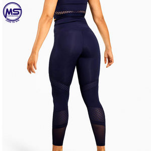 Legging d'entraînement de course à pied taille haute pour femmes nouveauté OEM Patchwork personnalisé vêtements de sport tissu tricoté vêtements de sport personnalisables - Product Image 5