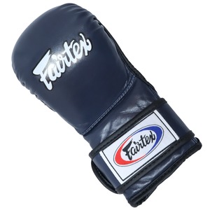 ถุงมือชกมวยหนังแท้สั่งทำพิเศษคุณภาพสูงสีดำ Fairtex แบบรัดตีนตุ๊กแก กันลื่น ปิดนิ้วเต็มรูปแบบ สำหรับมวยไทยและการต่อสู้แบบสตรีทไฟท์ - Product Image 3